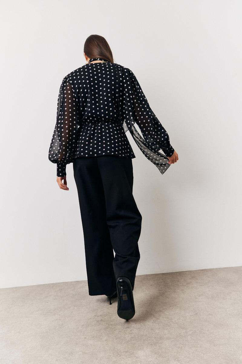 Polka Dot Blouse