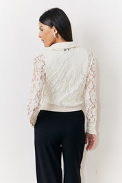 Lace Shirt Cream