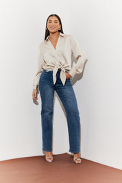 Tie Front Blouse