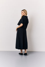 Black Co-Ord Cropped Shirt