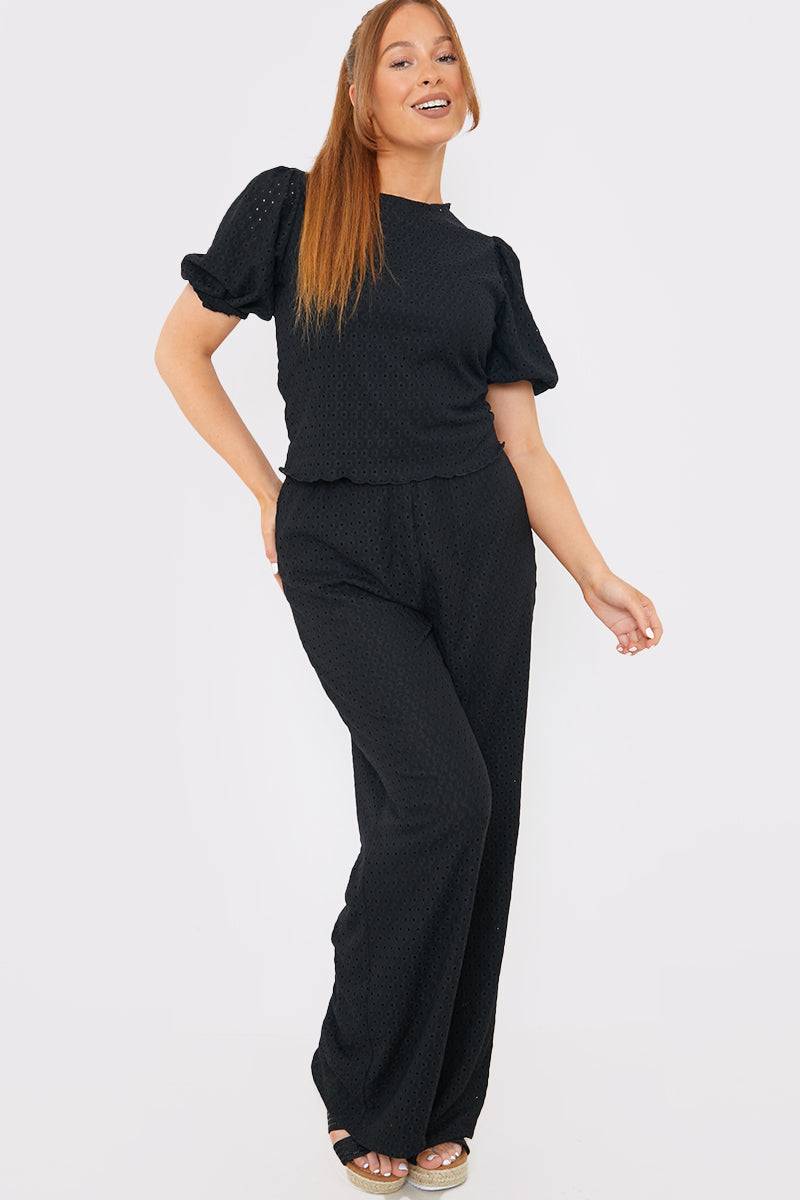 Stretch Broderie Top