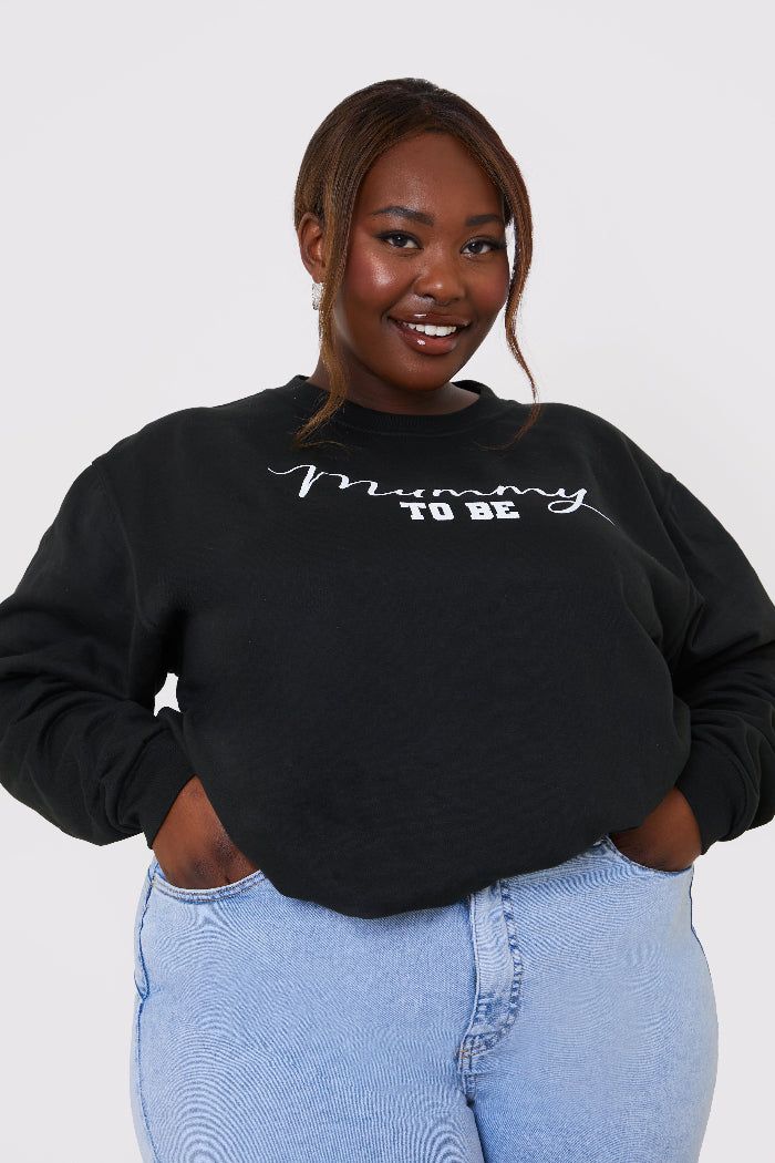 Mummy To Be Slogan Sweater