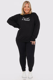 Not Just A Mother Slogan Sweater
