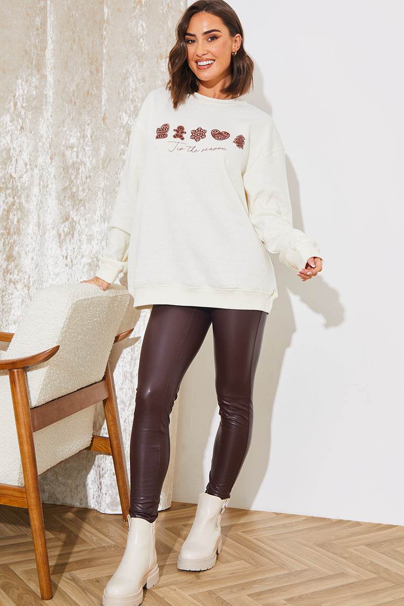 'Tis The Season' Charity Christmas Sweater - InTheStyle
