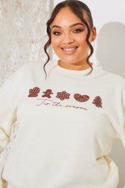 'Tis The Season' Charity Christmas Sweater - InTheStyle