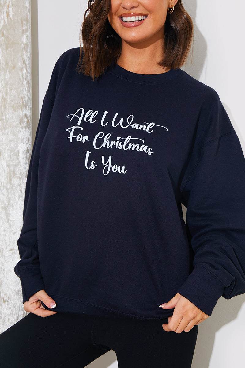 'All I Want For Christmas Is You' Charity Christmas Sweater - InTheStyle