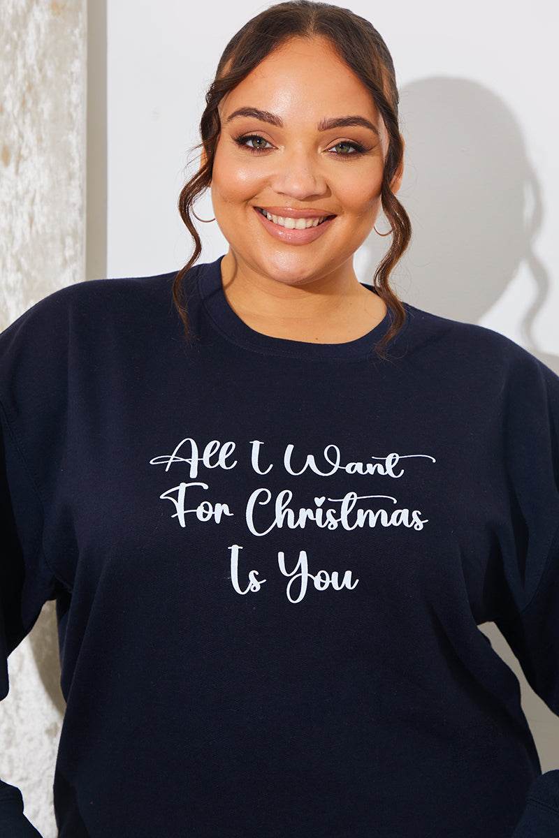 'All I Want For Christmas Is You' Charity Christmas Sweater - InTheStyle