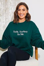 'Talk Turkey To Me' Charity Christmas Sweater - InTheStyle