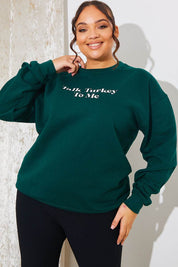 'Talk Turkey To Me' Charity Christmas Sweater - InTheStyle