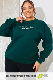 'Talk Turkey To Me' Charity Christmas Sweater - InTheStyle