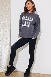 'Falalalala' Charity Christmas Sweater - InTheStyle
