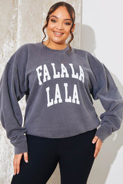 'Falalalala' Charity Christmas Sweater - InTheStyle