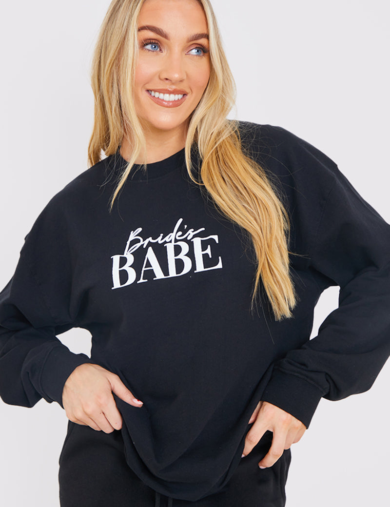 Bride's Babe Crew Neck Sweater