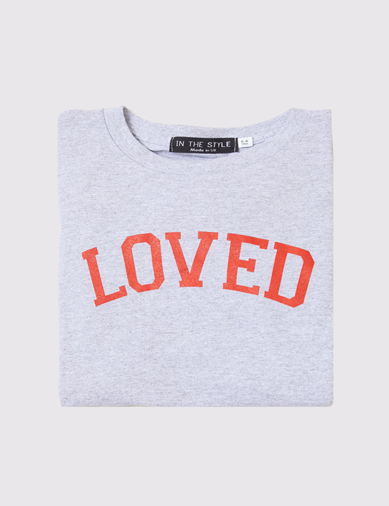 Kids Loved Slogan Tee
