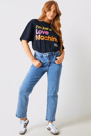 'I'm Just A Love Machine' Slogan T-Shirt