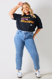 'I'm Just A Love Machine' Slogan T-Shirt