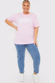 'KINDNESS NEVER GOES OUT OF STYLE' SLOGAN T-SHIRT - InTheStyle