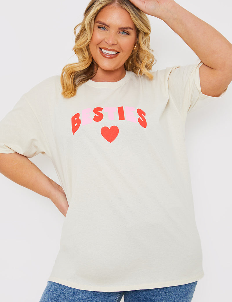Besties' Printed T-Shirt