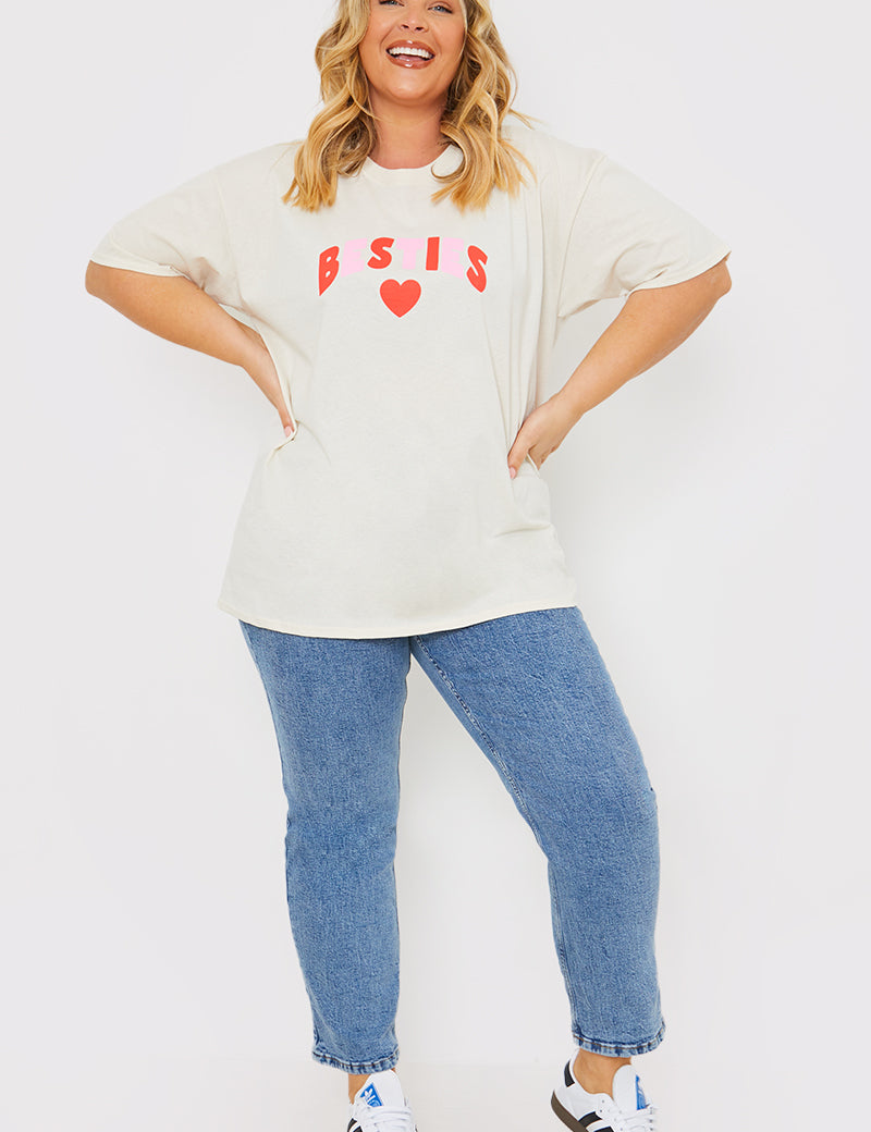 Besties' Printed T-Shirt