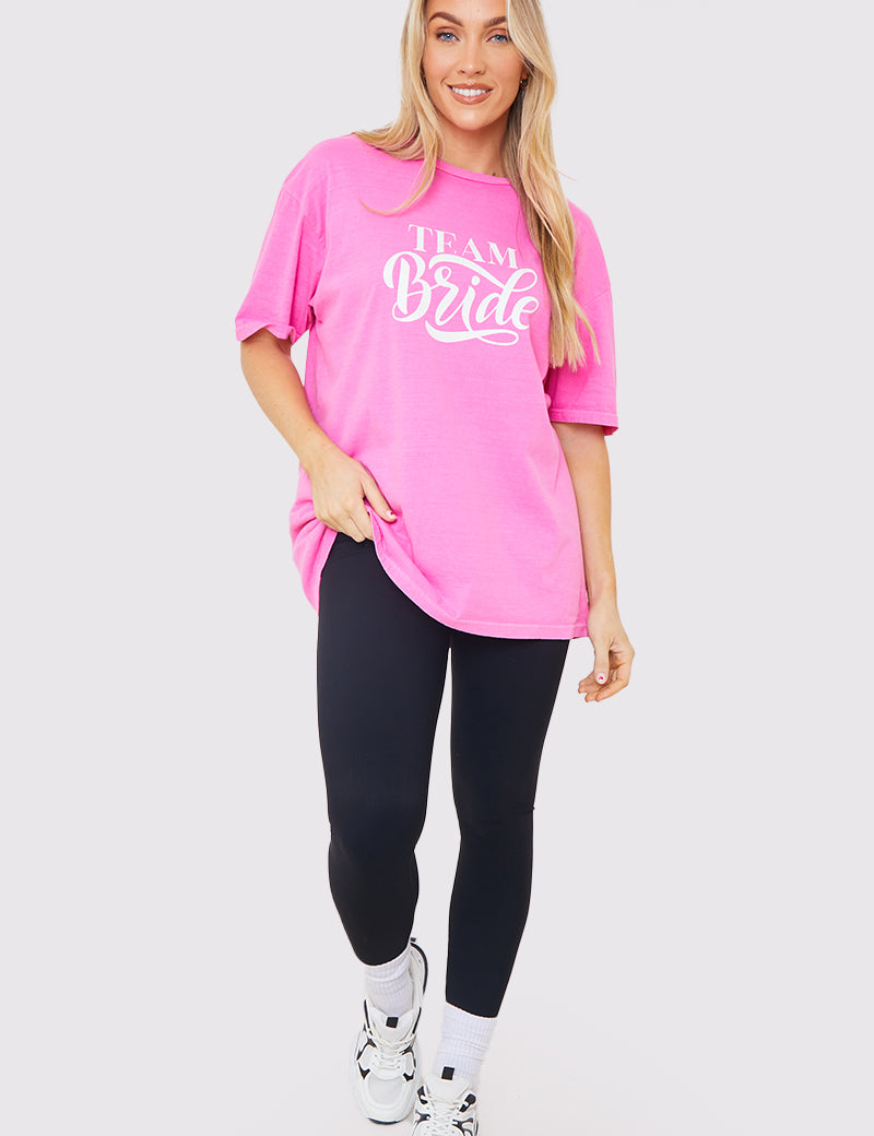 Team Bride Crew Neck T-Shirt