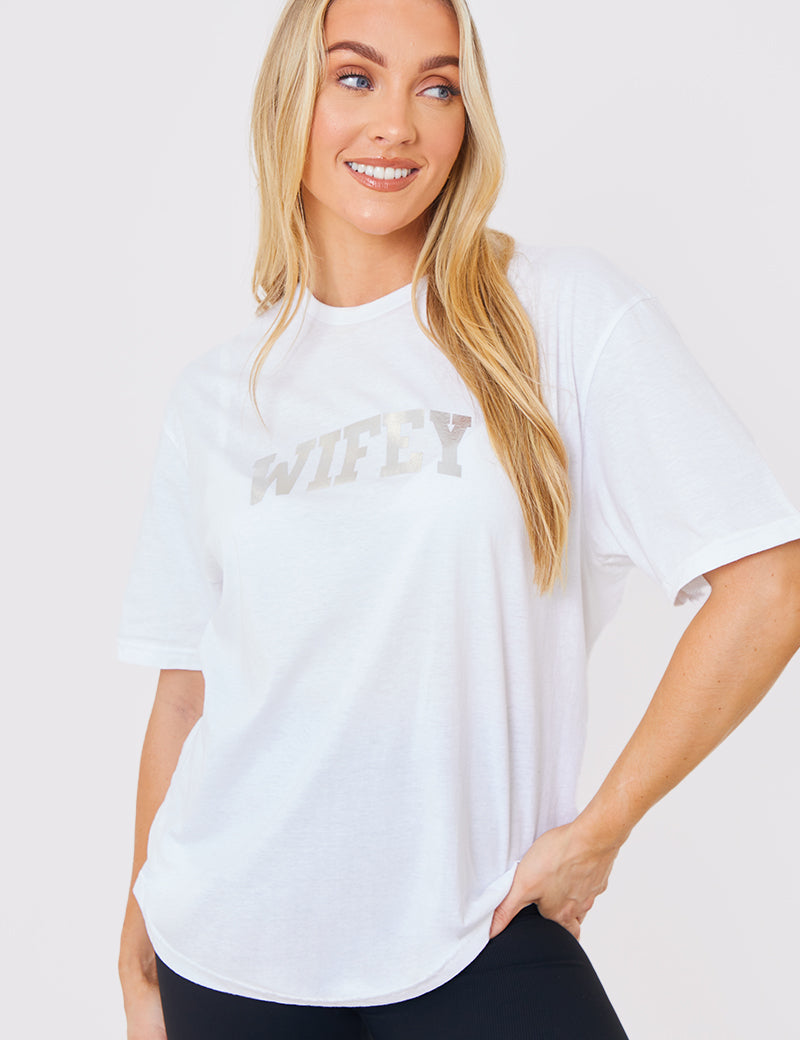 Wifey Crew Neck T- Shirt