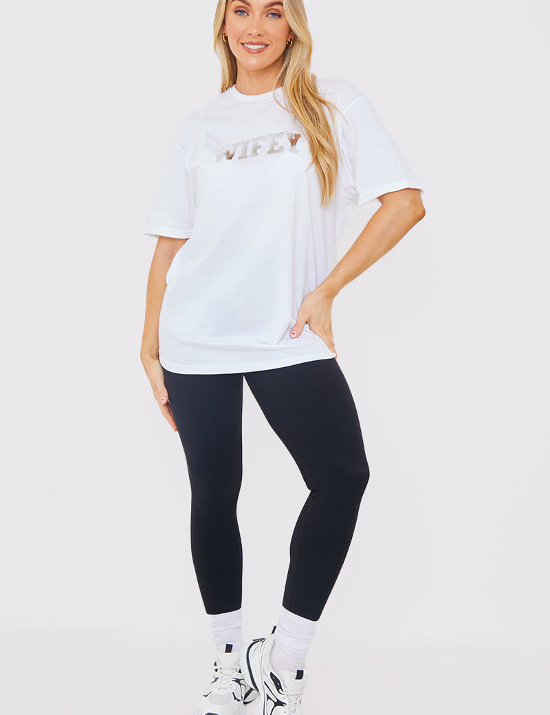Wifey Crew Neck T- Shirt