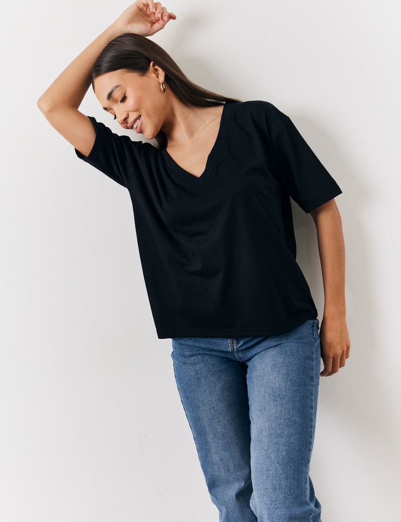 2 Pack Slouchy V-Neck T-Shirt