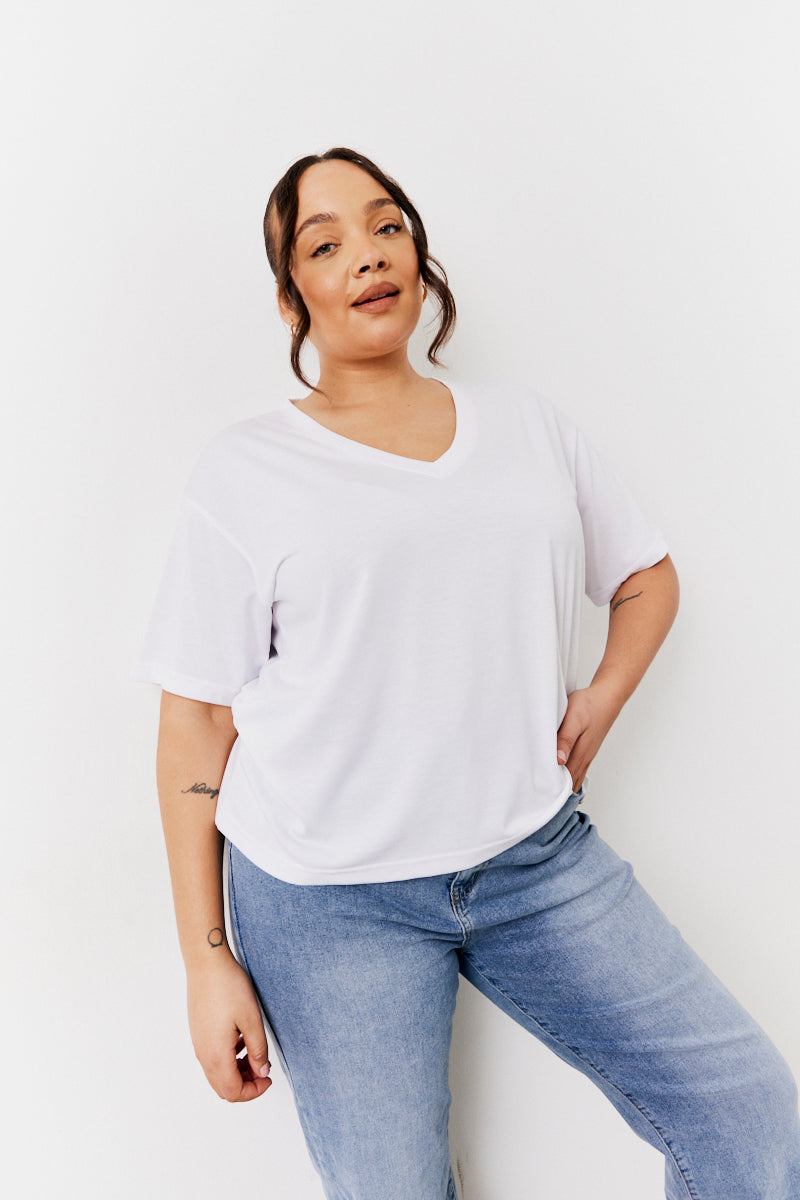 2 Pack Slouchy V-Neck T-Shirt