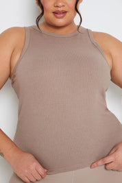 Ribbed Racer Vest