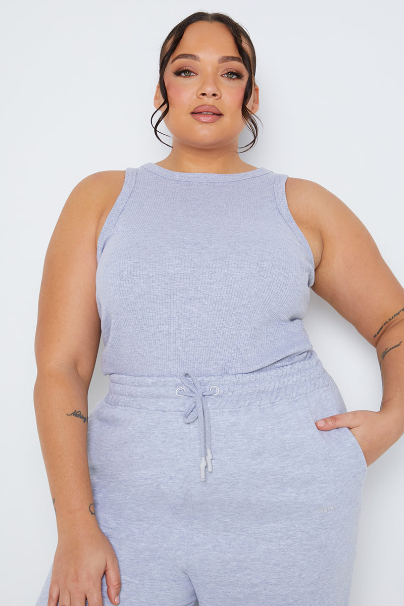 Ribbed Racer Vest
