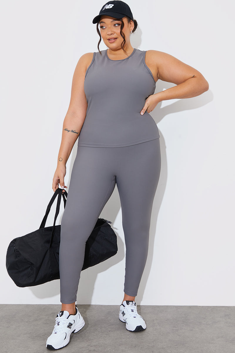 Active Sculpt Ribbed Fitted Sports Vest
