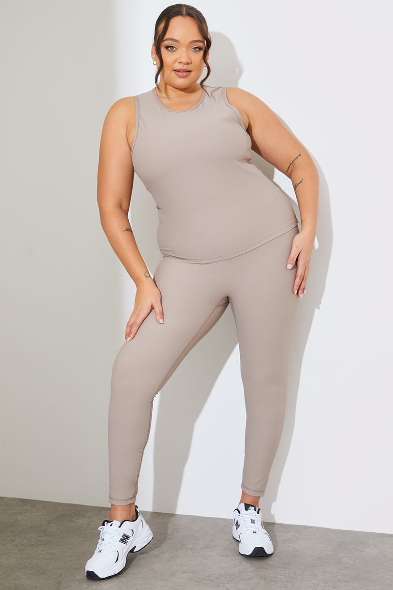 Active Sculpt Ribbed Fitted Sports Vest