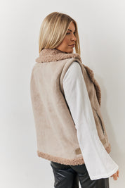 2 In 1 Aviator Coat Gilet	