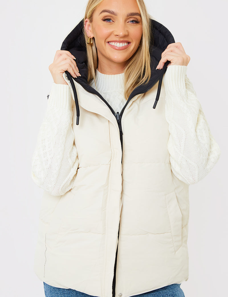 Recycled Short Reversible Gilet