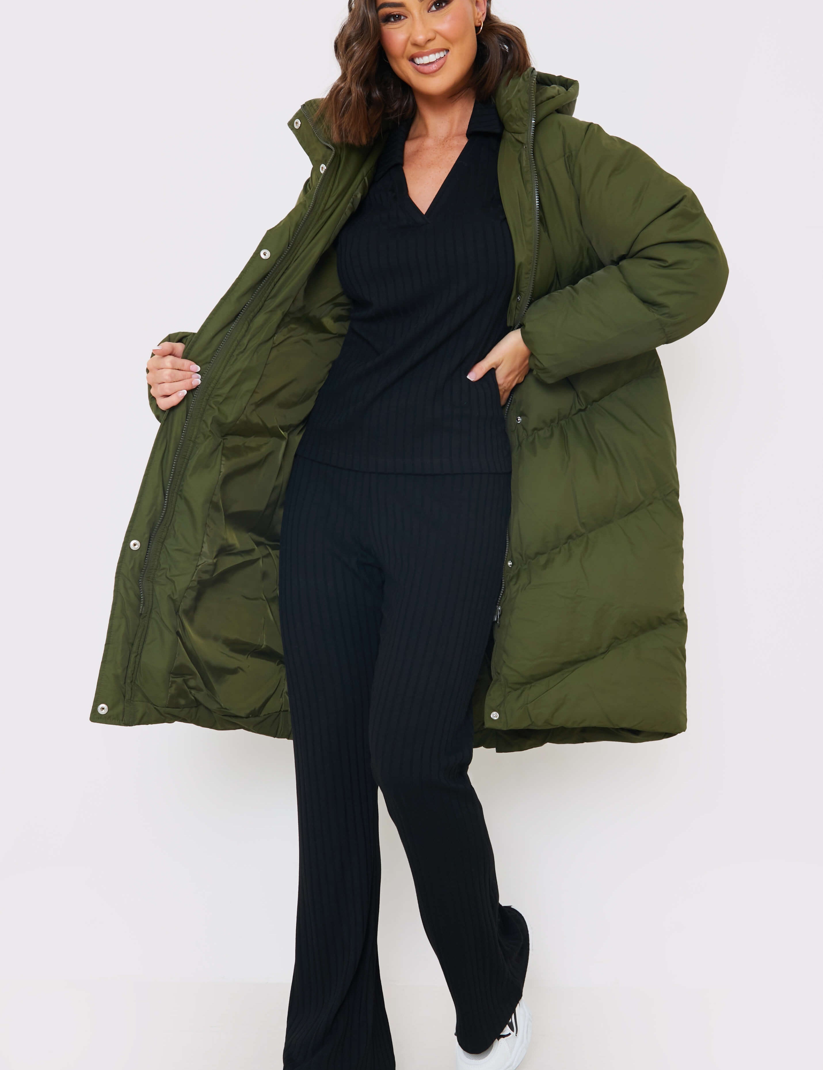 Longline Puffer Coat