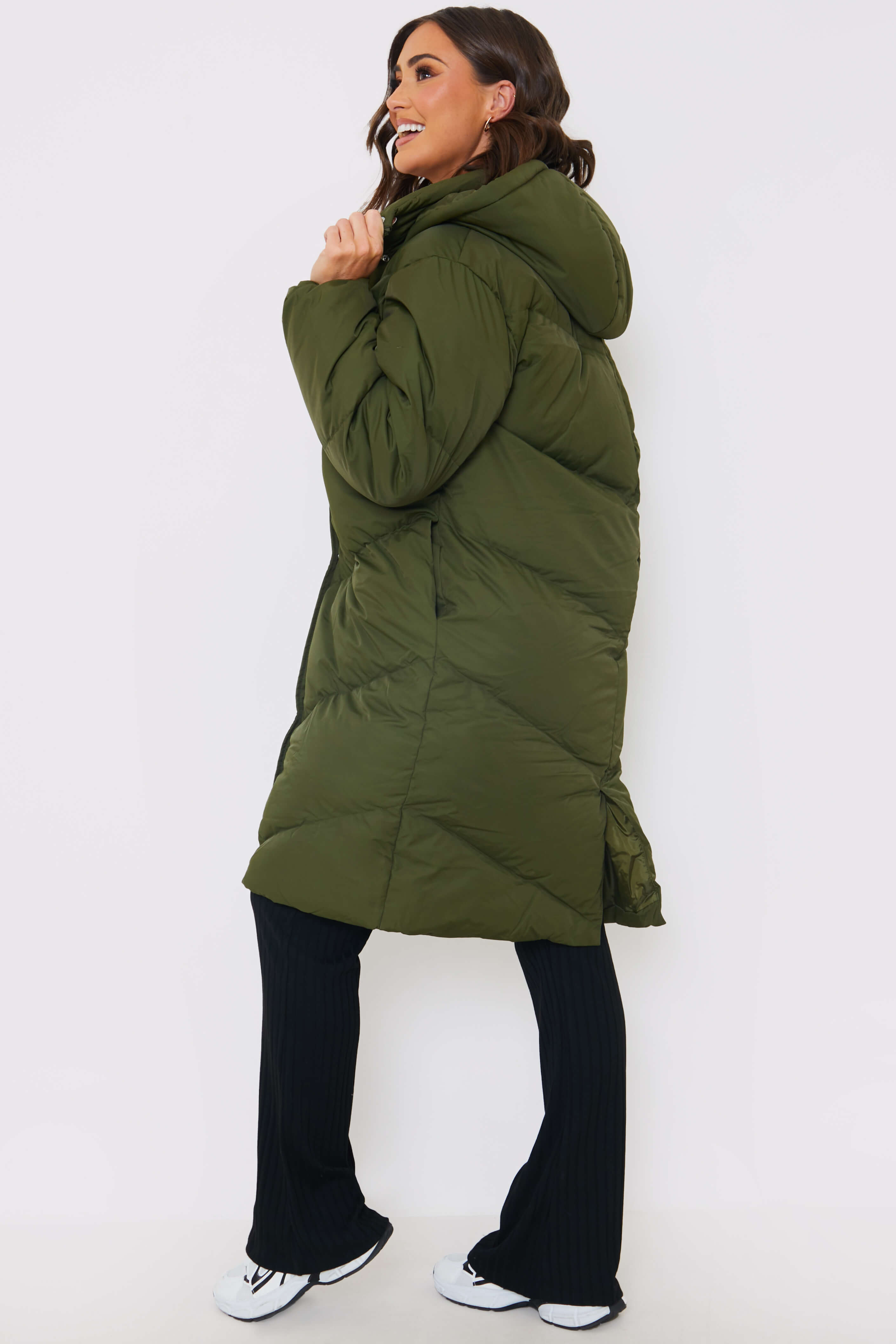 Longline Puffer Coat