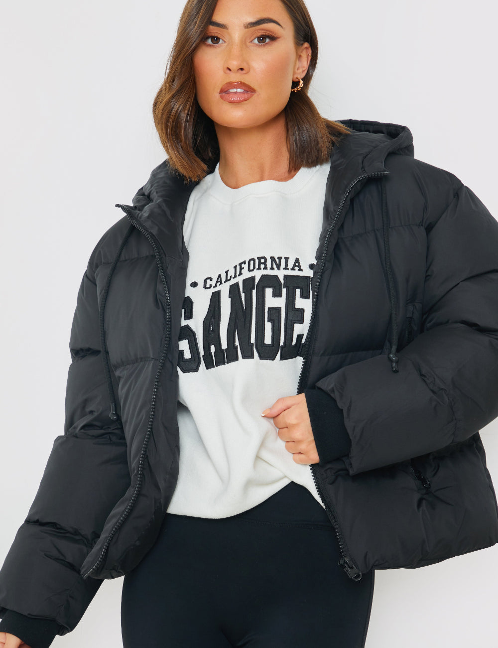 Hooded Puffer Jacket​