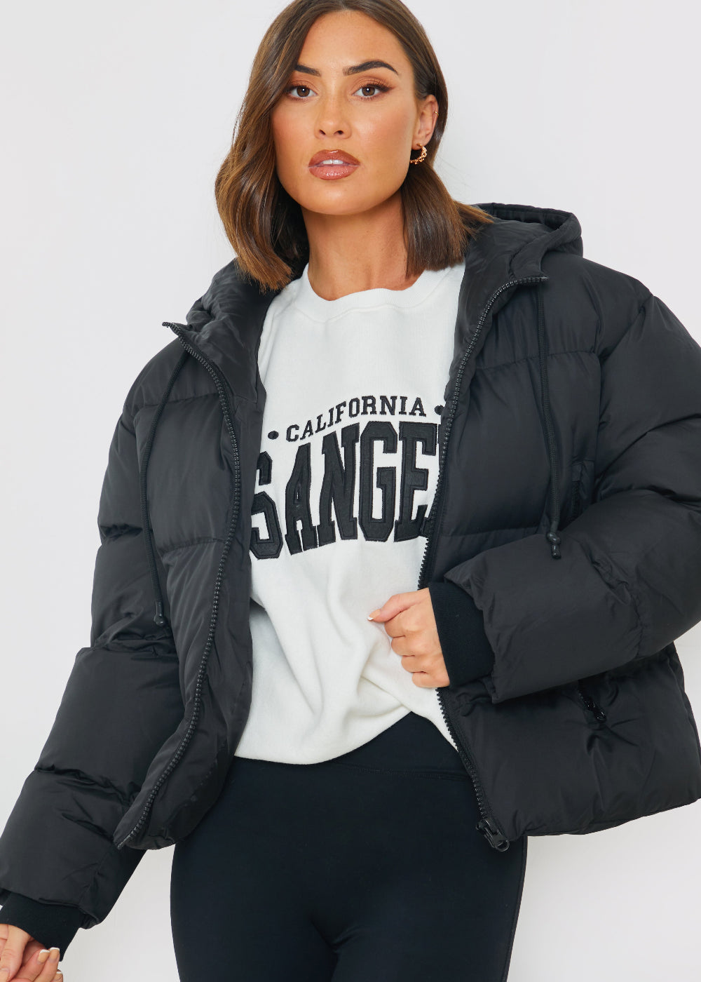 Hooded Puffer Jacket​