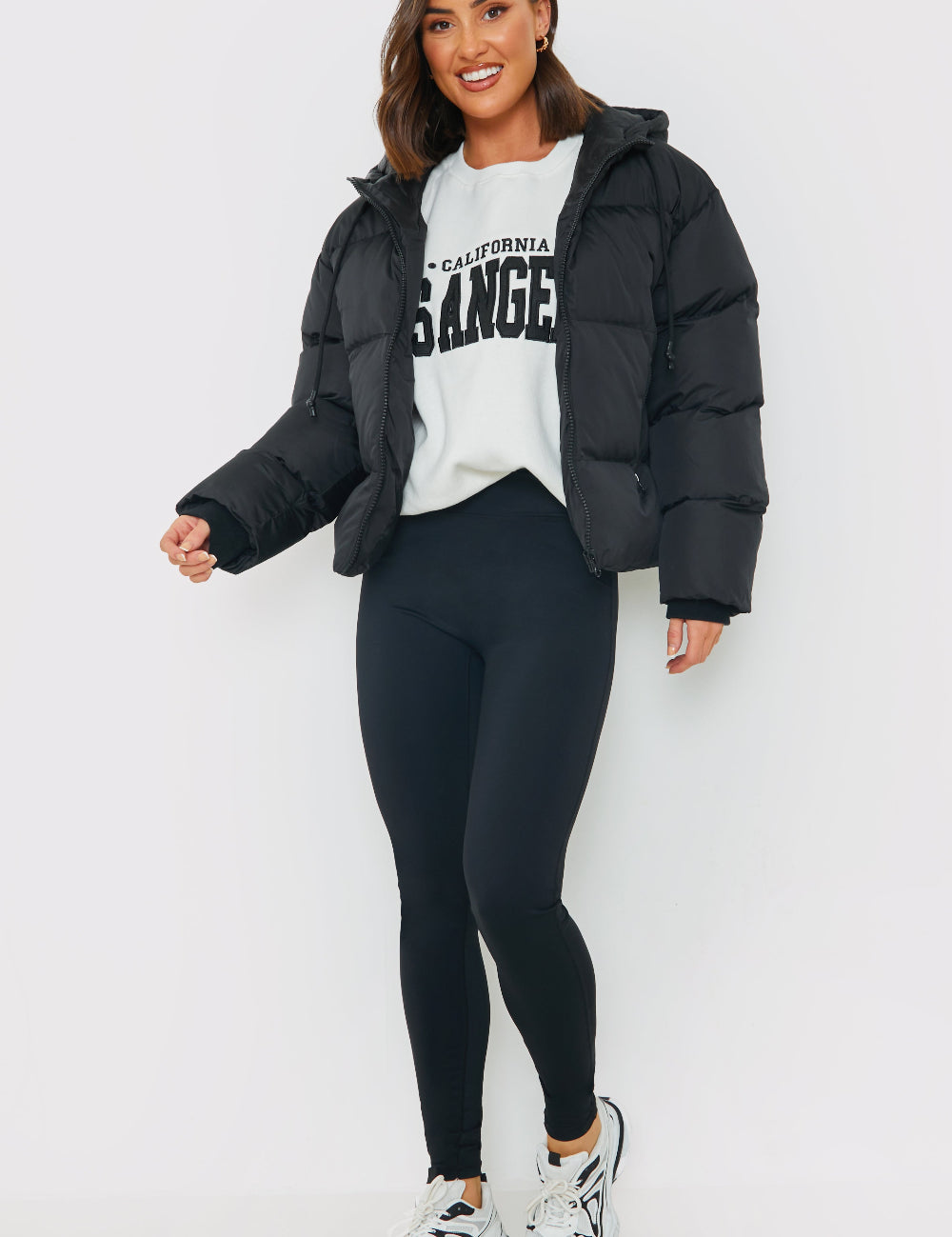Hooded Puffer Jacket​