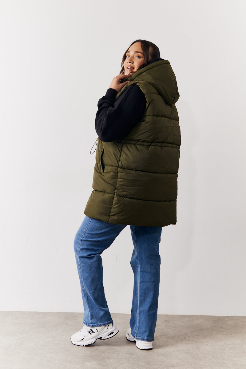Cinched Waist Gilet	