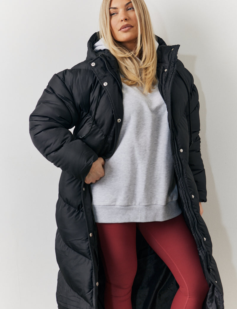 Longline Puffer Jacket