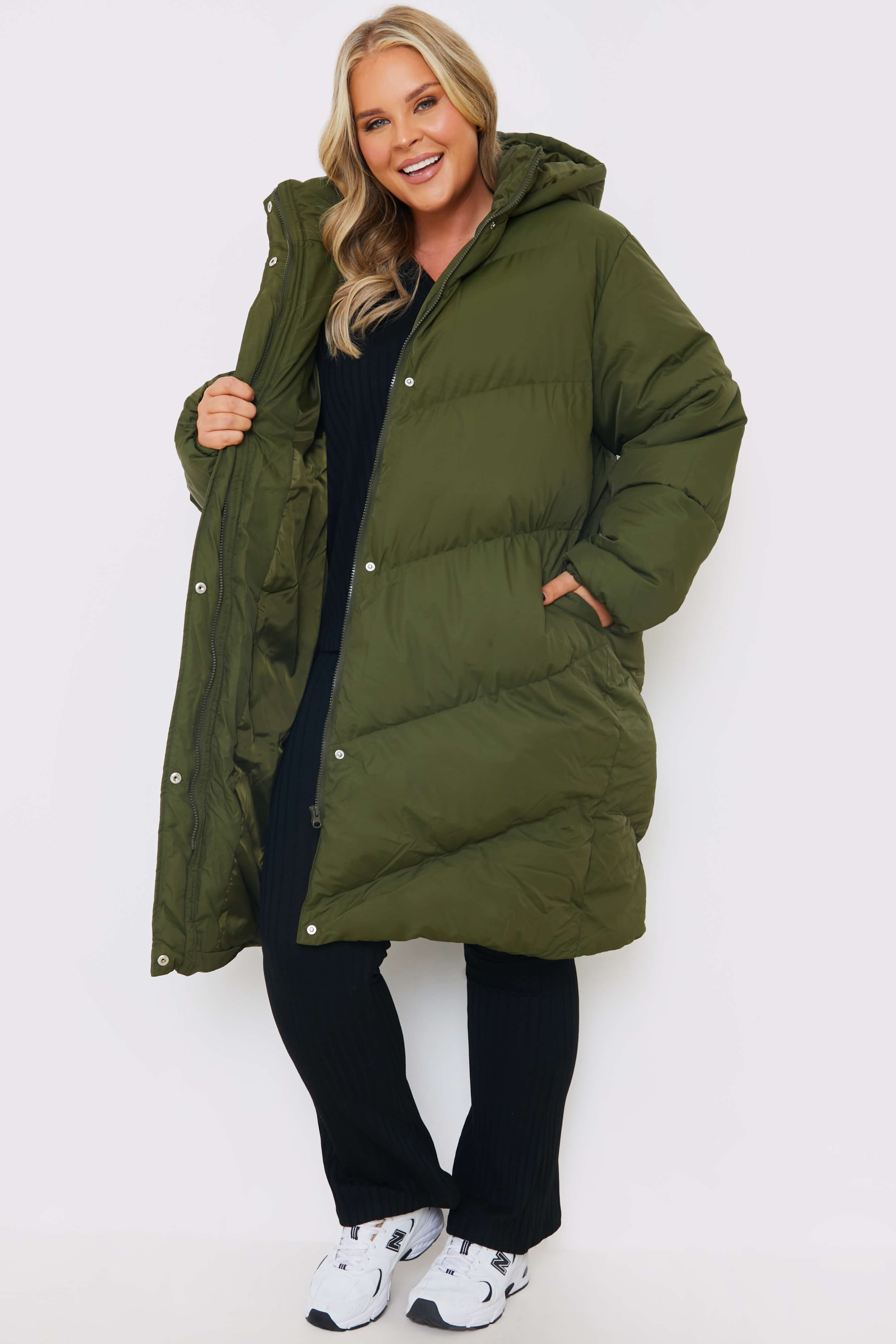 Longline Puffer Coat