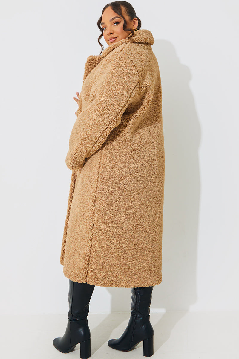 Borg Double Breasted Coat