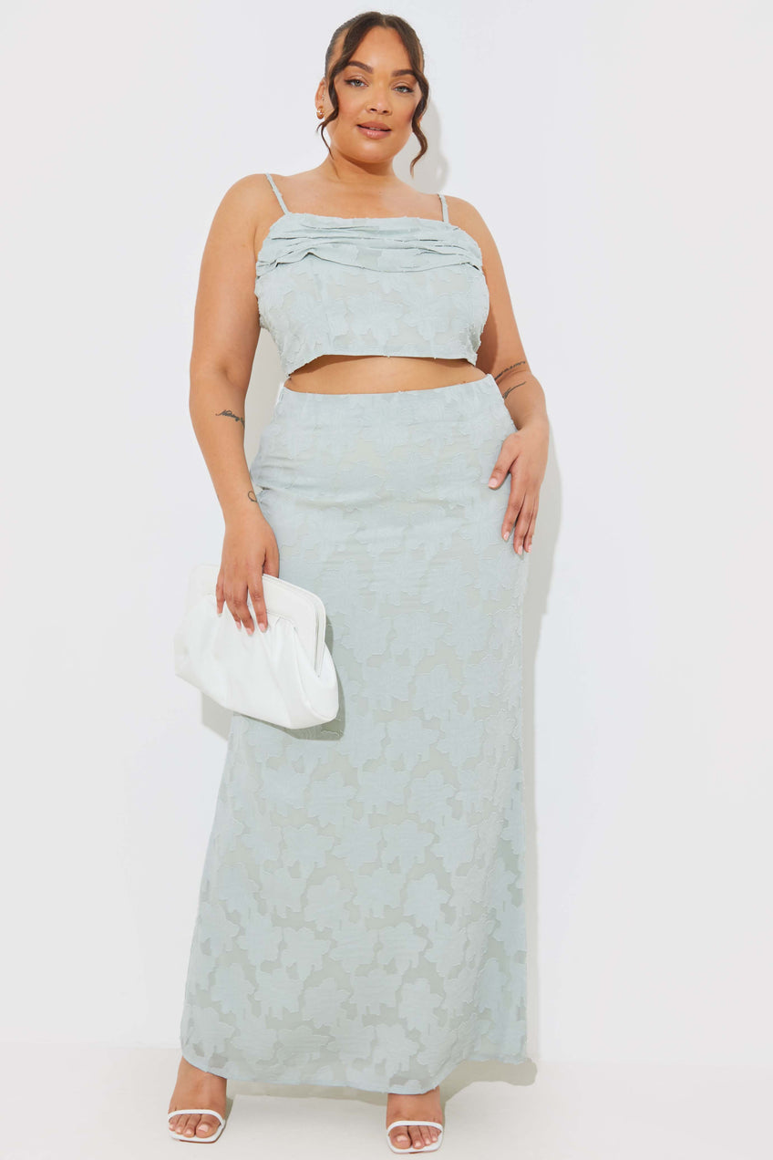 Jacquard Maxi Skirt main image 0