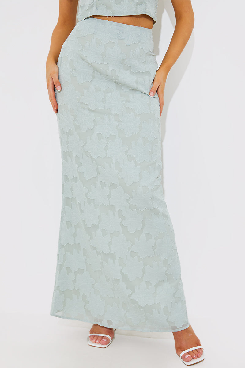 Jacquard Maxi Skirt