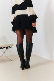 Godet Mini Skirt