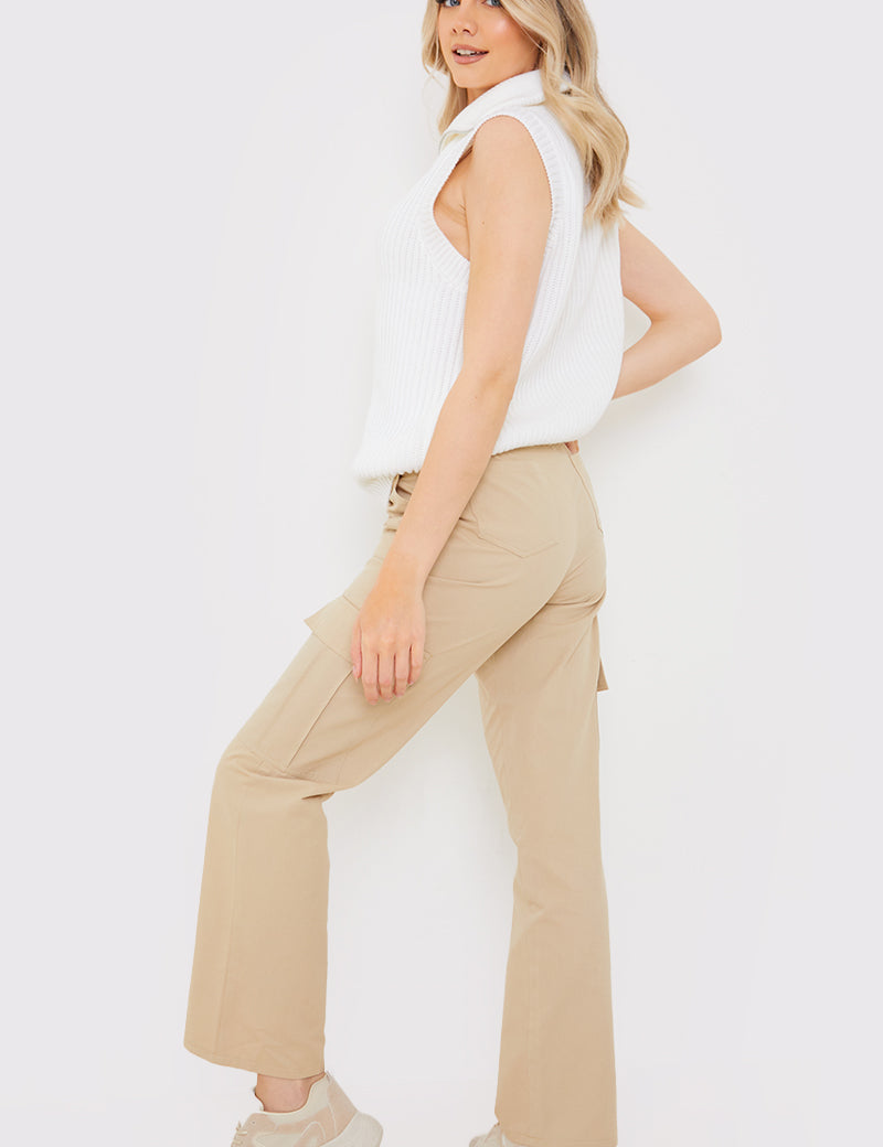 Cargo Trousers With Pocket Details