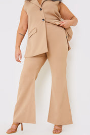 Flared Tailored Trousers