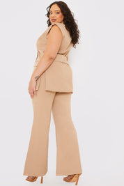 Flared Tailored Trousers