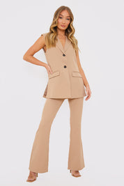 Flared Tailored Trousers
